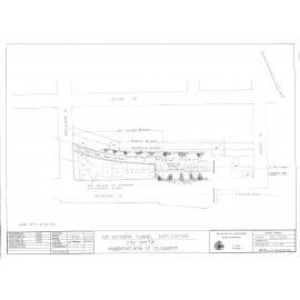 Mount Victoria Tunnel duplication, city portal, suggested area of occupation
