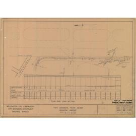 Twin concrete trunk sewer - Rongotai airport