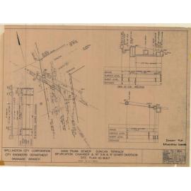 Main Trunk sewer - Duncan Terrace bifurcation chamber & 18" SW & 6" sewer diversion