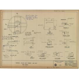 Proposed stilling well chamber - Moa Point - Roof details