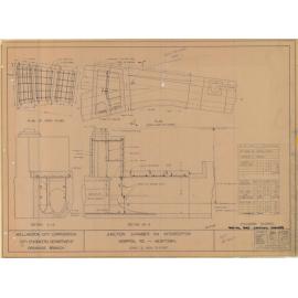 Junction chamber on interceptor - Hospital Road - Newtown