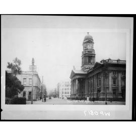 Wellington Town Hall, Cuba Street. Tourist Series 1713