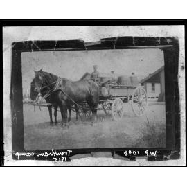 Horse and Cart, Trentham Military Camp