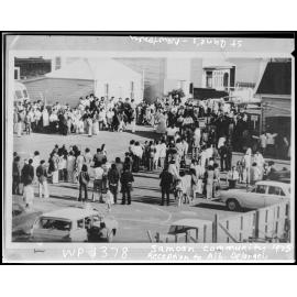 Samoan reception for Archbishop Delargey at Saint Anne's, Newtown