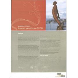 WCC Annual report summary, 2007-2008