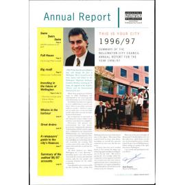 WCC Annual report summary, 1996-1997