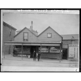 Corporation Tramways and tobacconist shop, Rintoul Street