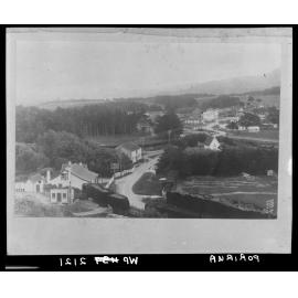 Elevated view of township, Porirua
