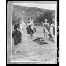 Women in bathing suits, Titahi Bay