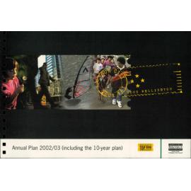 WCC Annual Plan, 2002/2003 (including the 10-year plan)