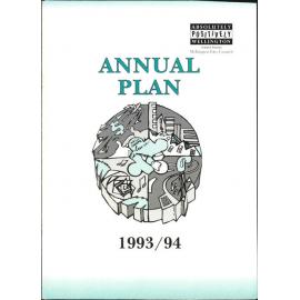 WCC Annual Plan, 1993-1994