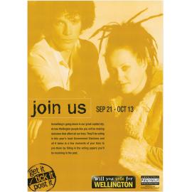 Local government election promotion poster