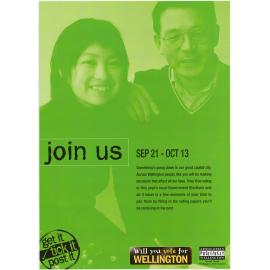 Local government election promotion poster