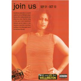 Local government election promotion poster