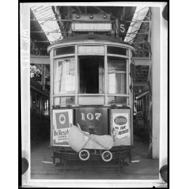 Tramcar 107, Kilbirnie Tram Barns