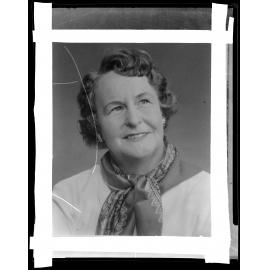 Portrait of New Zealand author, Ivy Preston