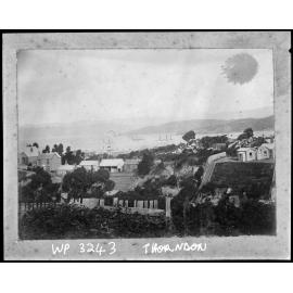Thorndon, sailing ships in harbour