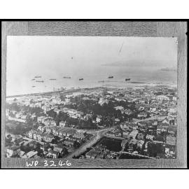 Thorndon, sailing ships in harbour
