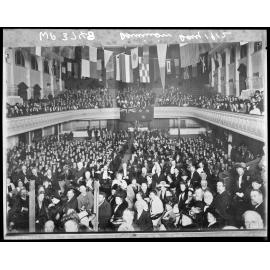 Audience, Town Hall, Dominion Day