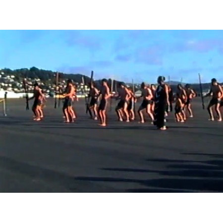 Maori welcome at airport
