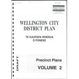 Draft District Plan, Volume 2, Precinct plans