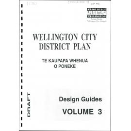 Draft District Plan, Volume 3, Design guides