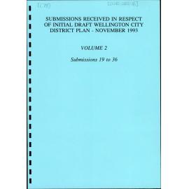 Draft District Plan Submissions, Volume 2