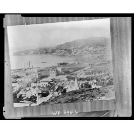 Elevated view of Te Aro Foreshore