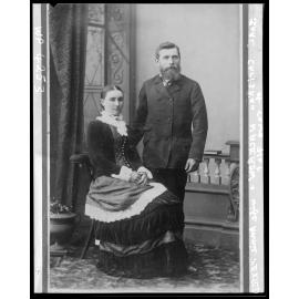 Portrait, Carl Christian Wackrow and wife, Anne Mexted