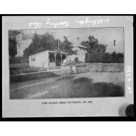 Wellington Bowling Club, the clubs first pavilion