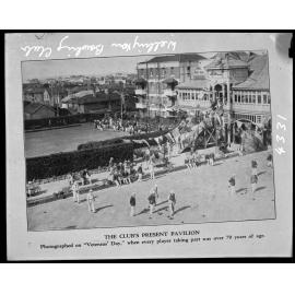 Wellington Bowling Club, 'present pavilion'