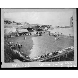 Elevated view of the Kelburn Bowling Club