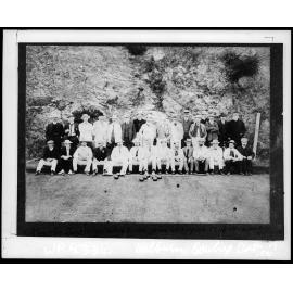 Kelburn Bowling Club and Visitors from Wellington Club, Opening Day
