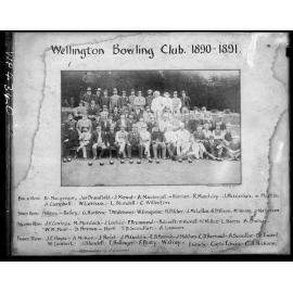 Group photograph of members of the Wellington Bowling Club
