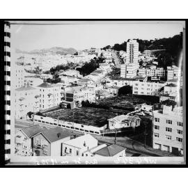 Elevated view of Aro Street Area and the Wellington Bowling Green