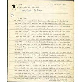 Correspondence, reports and photographs