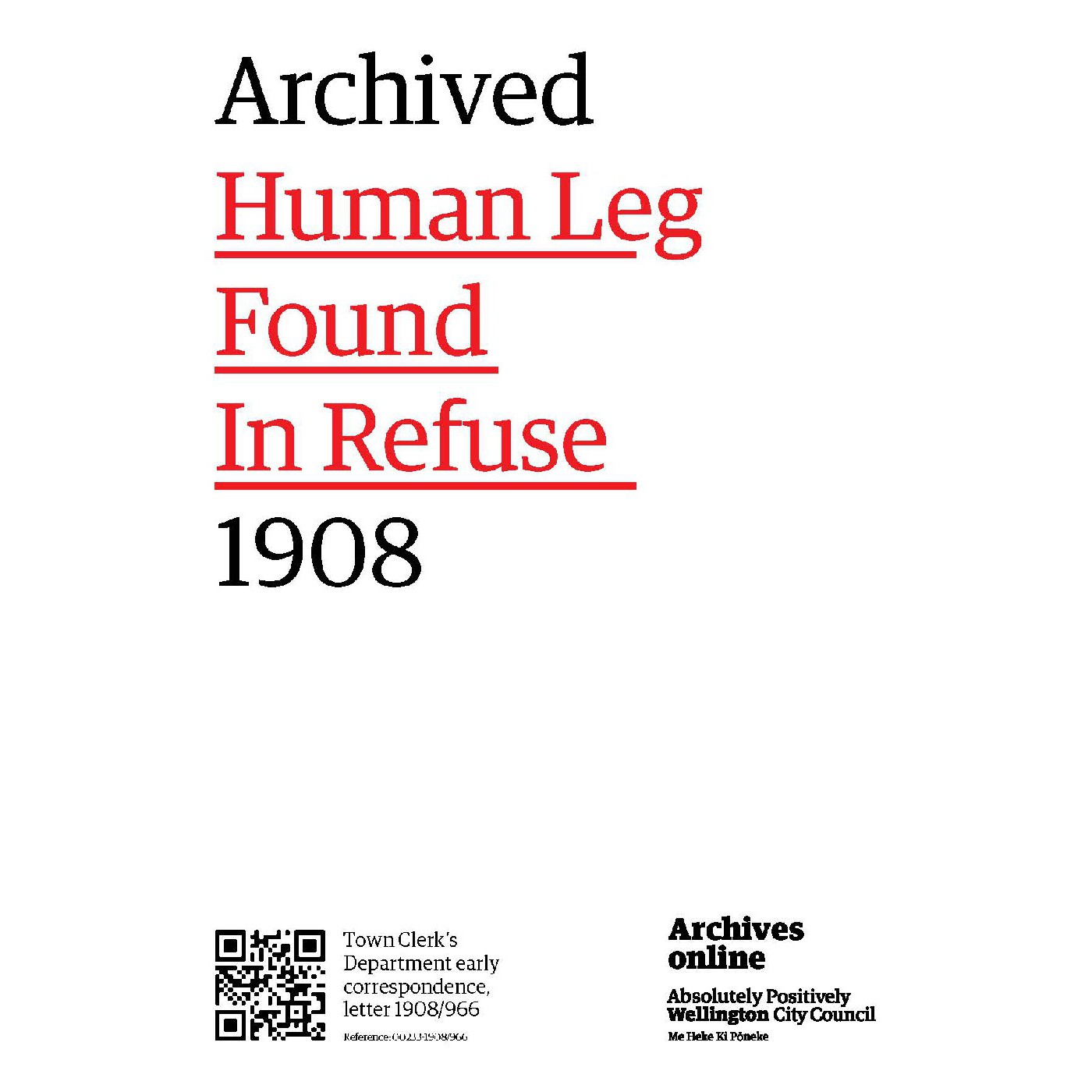 Archive Online, ephemera