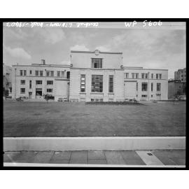 Back view of the Wellington Central Public Library, Harris Street