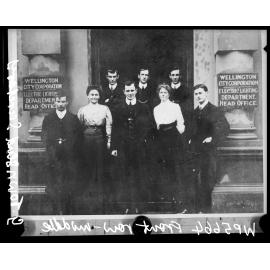 Staff of the Wellington City Corporation, Electrical Lighting Department, Head Office