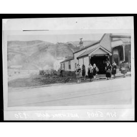 Ladies waiting at Tram Stop, Moxham Avenue