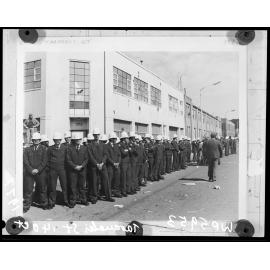 Security Intelligence Service Demonstration March, Taranaki Street