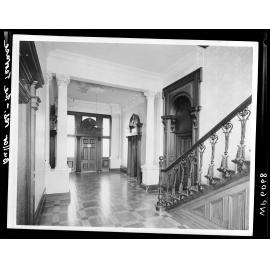 Interior/front hall, Buller Residence, 114 The Terrace
