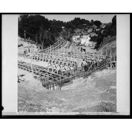 Construction of Motorway over Bowen Street, Thorndon