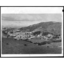Elevated view of Karori