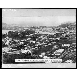 Elevated view showing Kilbirnie, Evans Bay and Maranui