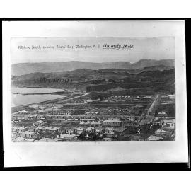 Wellington South, showing Evans Bay. Miramar in background.