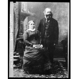 Portrait of Mr. and Mrs. Thomas Kempton, Greytown of the Rising Sun Hotel