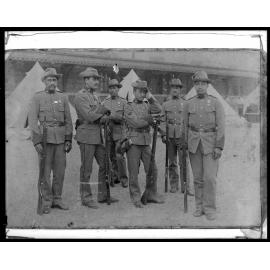 Maori Contingent , Queen Victoria's Diamond Jubilee. Photographed at Wellington before departing for London
