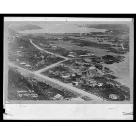 Elevated view of Maranui, Lyall Bay