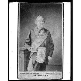 Portrait of James Henry Marriott in Lodge Regalia